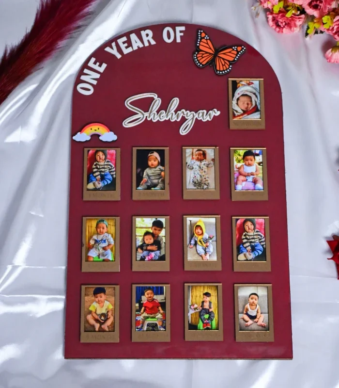 Baby Photo Board-Arch Shape