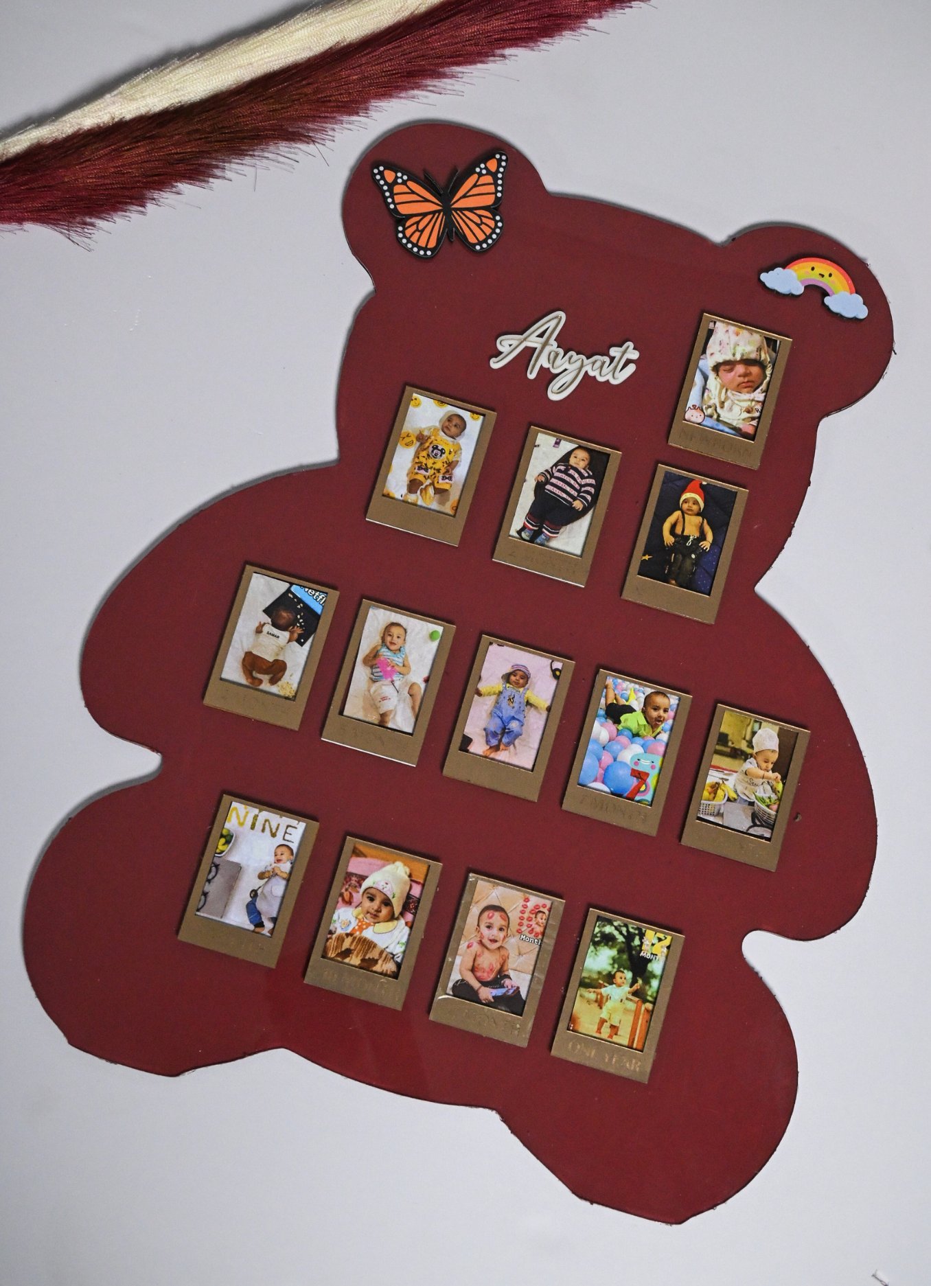 Baby Photo Board-Teddy Shape - Image 2